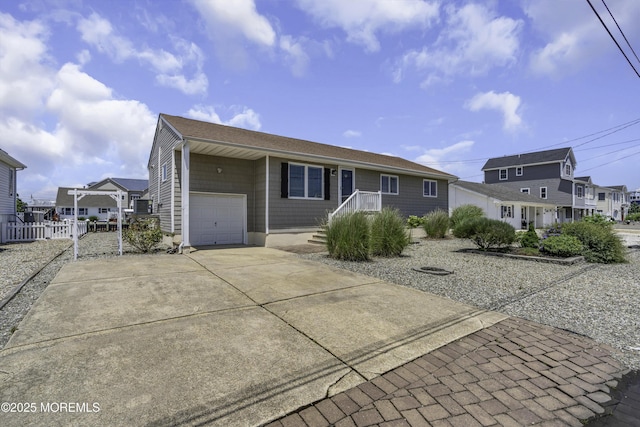 813 Tiller Dr, Forked River, NJ 08731 - ranch-style home featuring an attached garage, driveway, and a residential view