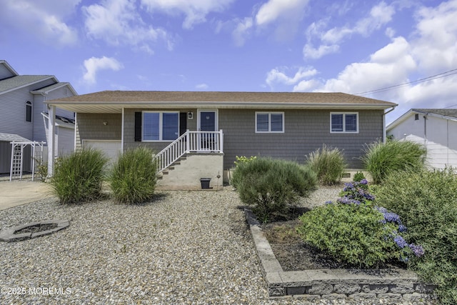 813 Tiller Dr, Forked River, NJ 08731 - single story home featuring an attached garage and roof with shingles