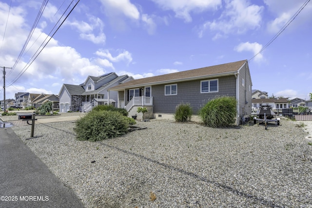 813 Tiller Dr, Forked River, NJ 08731 - view of front of house featuring a residential view and a porch