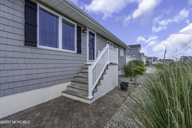 813 Tiller Dr, Forked River, NJ 08731 - view of exterior entry with a patio area