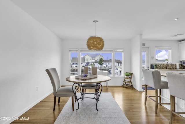 813 Tiller Dr, Forked River, NJ 08731 - dining area with wood finished floors and recessed lighting