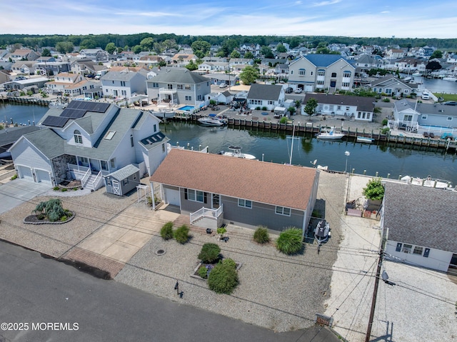 813 Tiller Dr, Forked River, NJ 08731 - aerial perspective of suburban area with a large body of water