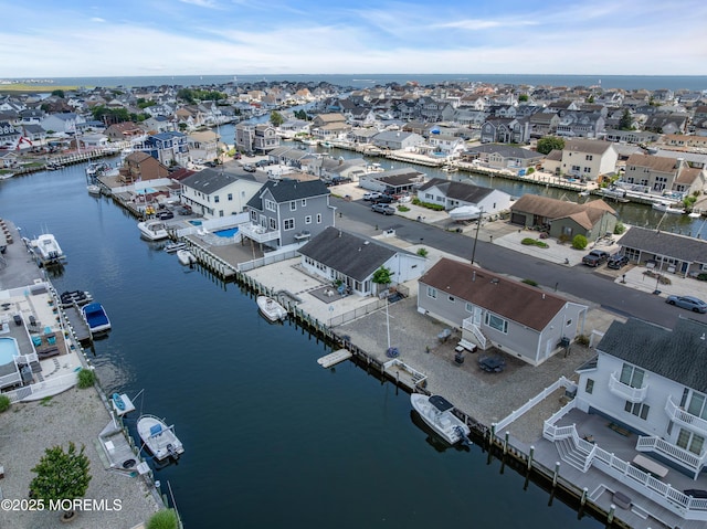 813 Tiller Dr, Forked River, NJ 08731 - aerial view of residential area featuring a nearby body of water