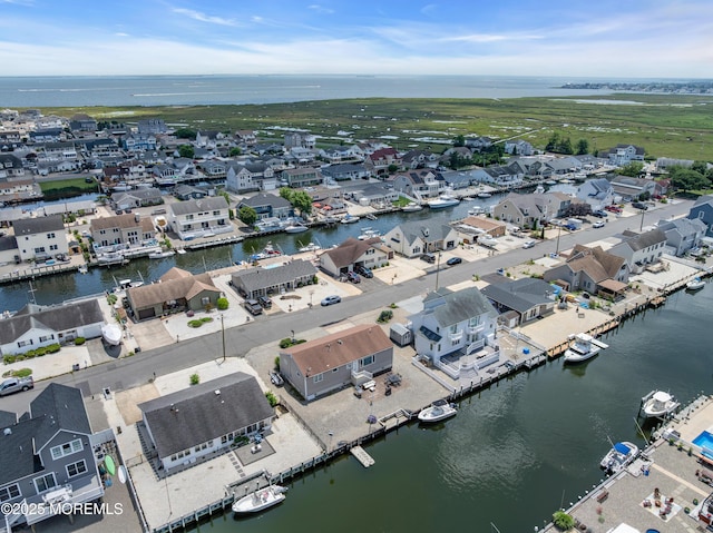 813 Tiller Dr, Forked River, NJ 08731 - aerial perspective of suburban area featuring a large body of water