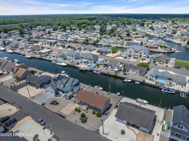 813 Tiller Dr, Forked River, NJ 08731 - aerial overview of property's location featuring nearby suburban area and a nearby body of water