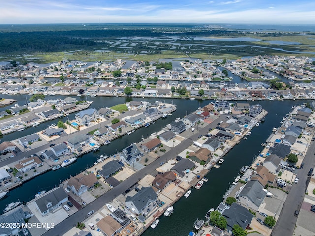 813 Tiller Dr, Forked River, NJ 08731 - aerial view of property's location with nearby suburban area and a nearby body of water
