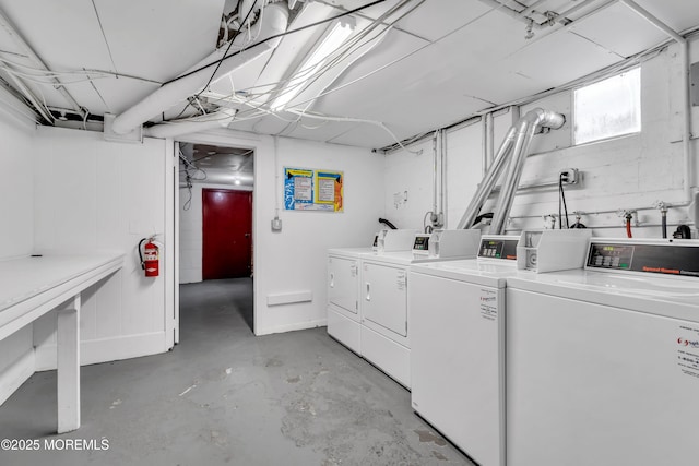 65 Cedar Ave Unit C16, Long Branch, NJ 07740 - community laundry featuring washing machine and clothes dryer