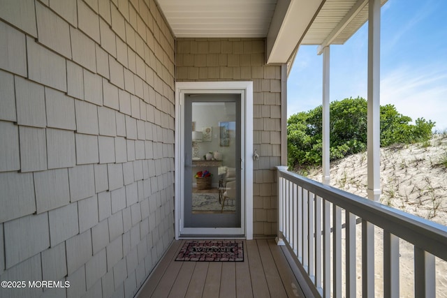209 E 20th St, Long Beach Twp, NJ 08008 - entrance to property featuring a balcony