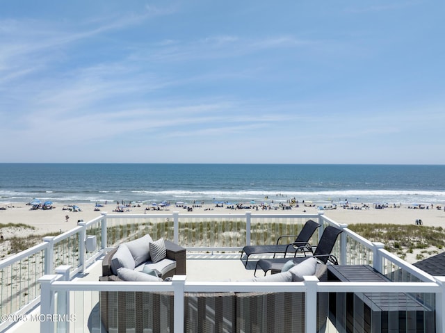 209 E 20th St, Long Beach Twp, NJ 08008 - water view featuring local beach