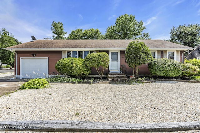 648 E Bayview Ave, Ocean Gate, NJ 08740 - single story home with entry steps, an attached garage, and asphalt driveway
