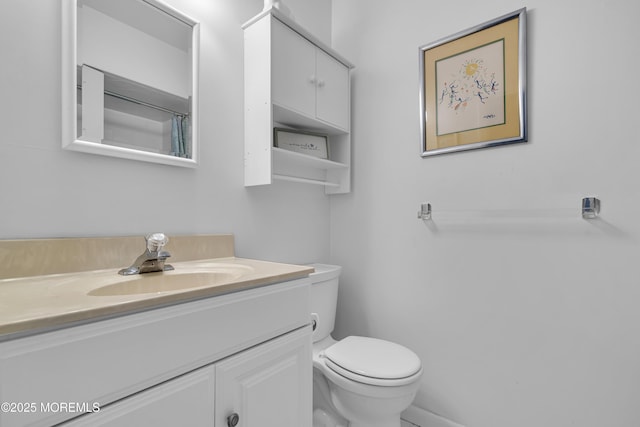 648 E Bayview Ave, Ocean Gate, NJ 08740 - bathroom featuring vanity and toilet