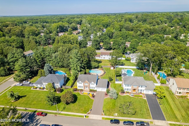 18 Rowena Rd, Manalapan, NJ 07726 - aerial view of a forest