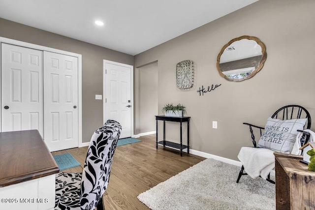 25 Montserrat St, Toms River, NJ 08757 - office area with wood finished floors and recessed lighting