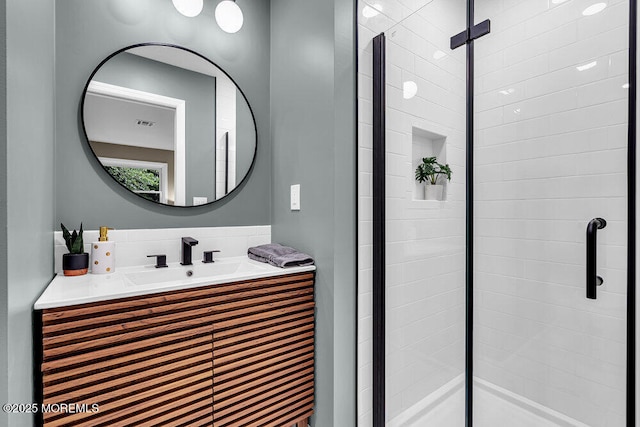 25 Montserrat St, Toms River, NJ 08757 - bathroom with a stall shower and vanity