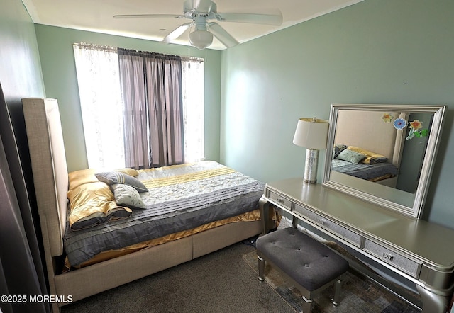 1509 Embury Ave, Neptune Township, NJ 07753 - carpeted bedroom with ceiling fan