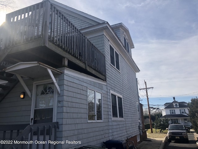 267 Roosevelt Ave, Oakhurst, NJ 07755 - view of side of property with a balcony
