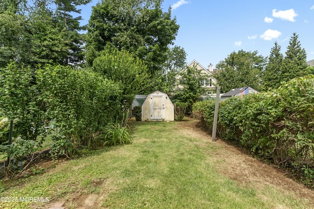 93 Barker Ave, Shrewsbury Twp, NJ 07724 - view of green lawn with a storage shed
