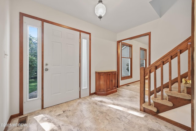 38 Pine St, Lincroft, NJ 07738 - entrance foyer with stairway