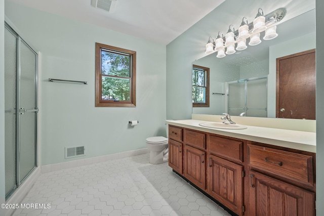 38 Pine St, Lincroft, NJ 07738 - bathroom featuring vanity and a shower with shower door