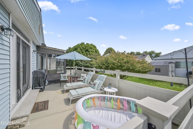25 Tropicana Ct, Toms River, NJ 08757 - view of patio with area for grilling