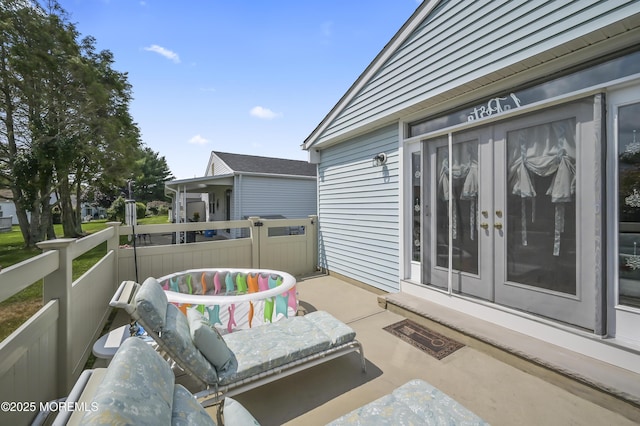 25 Tropicana Ct, Toms River, NJ 08757 - view of patio with french doors