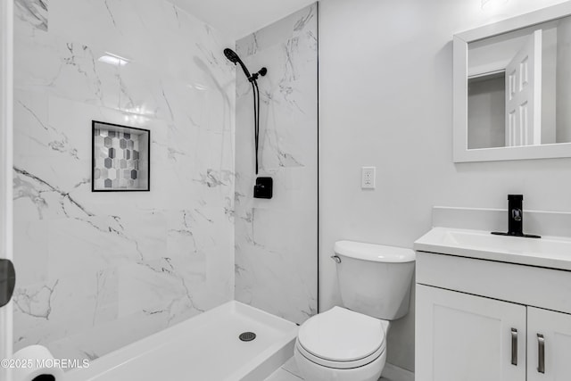 9 Frederick Dr, Bayville, NJ 08721 - full bath featuring vanity and a marble finish shower