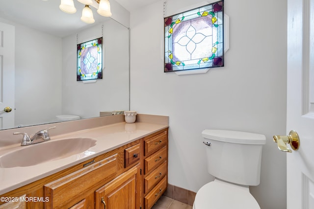 627 Meadow Run, Brick, NJ 08724 - half bath with vanity and tile patterned flooring