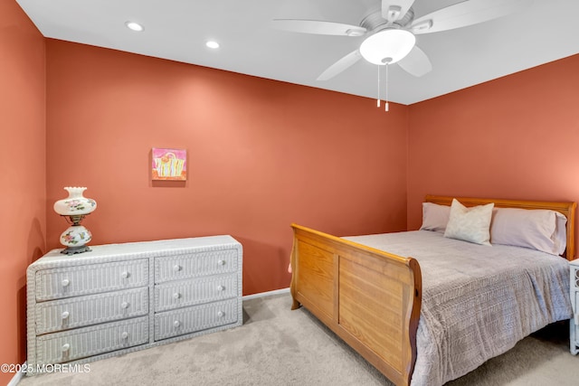 627 Meadow Run, Brick, NJ 08724 - carpeted bedroom featuring recessed lighting and a ceiling fan