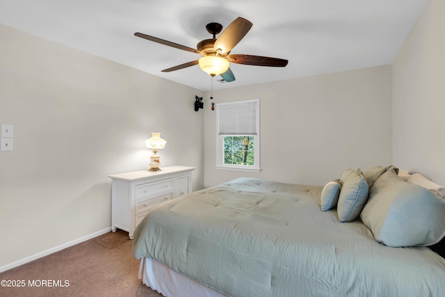 627 Meadow Run, Brick, NJ 08724 - bedroom with light carpet and ceiling fan