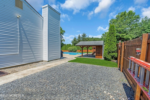 627 Meadow Run, Brick, NJ 08724 - view of yard featuring a gazebo and a patio area