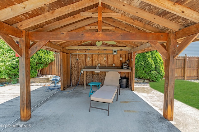 627 Meadow Run, Brick, NJ 08724 - view of patio featuring a gazebo