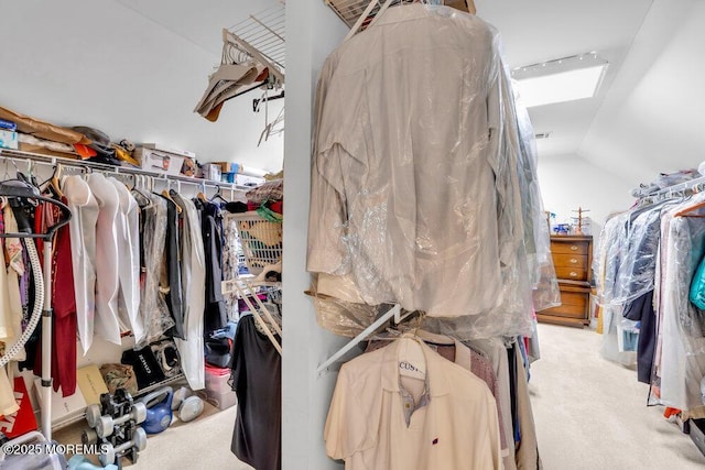 1721 Azure Dr, Wall, NJ 07753 - spacious closet featuring carpet flooring and vaulted ceiling