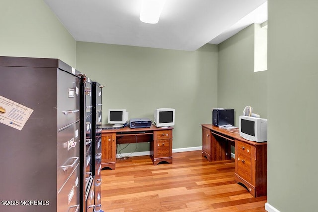 1721 Azure Dr, Wall, NJ 07753 - office with light wood-type flooring and baseboards