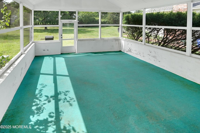 7 Tabor St, Little Silver, NJ 07739 - unfurnished sunroom with lofted ceiling