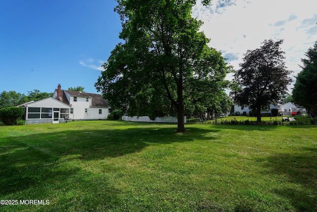7 Tabor St, Little Silver, NJ 07739 - view of yard with a sunroom
