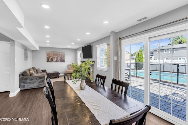 8 Blueberry Path, Howell, NJ 07731 - dining space featuring recessed lighting and wood finished floors