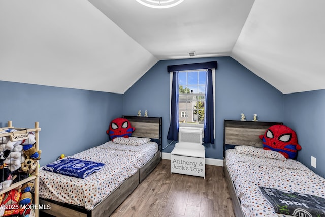 8 Blueberry Path, Howell, NJ 07731 - bedroom with wood finished floors and lofted ceiling