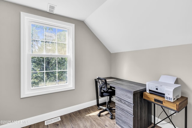 8 Blueberry Path, Howell, NJ 07731 - office with lofted ceiling and wood finished floors