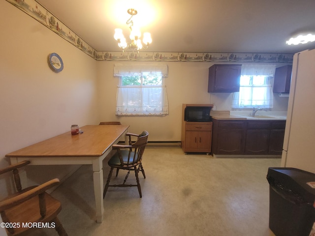 5B Lenape Dr, Whiting, NJ 08759 - dining room with a chandelier