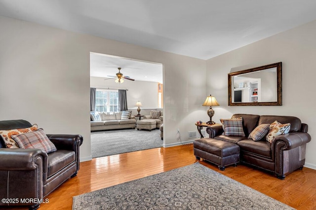 1 Opal Ct, Jackson, NJ 08527 - living room with wood finished floors and ceiling fan