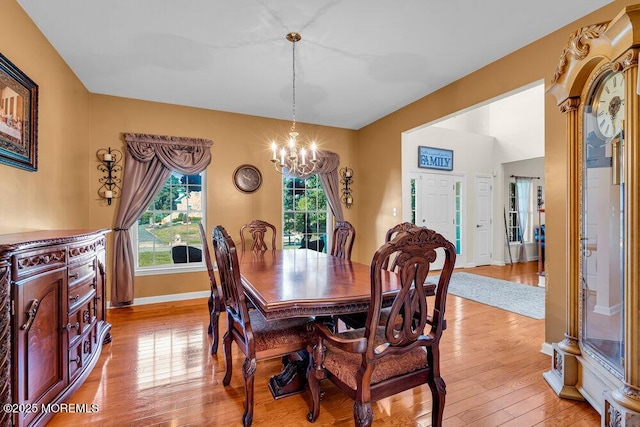 1 Opal Ct, Jackson, NJ 08527 - dining space with a chandelier and light wood-style flooring