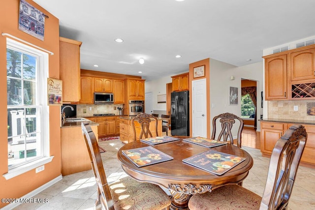 1 Opal Ct, Jackson, NJ 08527 - dining area featuring healthy amount of natural light, recessed lighting, and light tile patterned floors