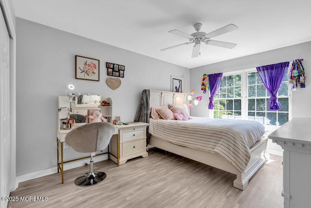 1 Opal Ct, Jackson, NJ 08527 - bedroom with light wood finished floors and a ceiling fan