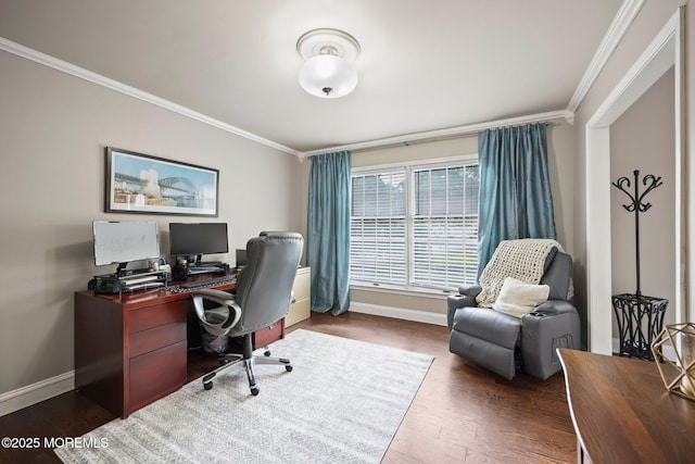 2 Independence Dr, Aberdeen, NJ 07747 - office space featuring crown molding and wood finished floors