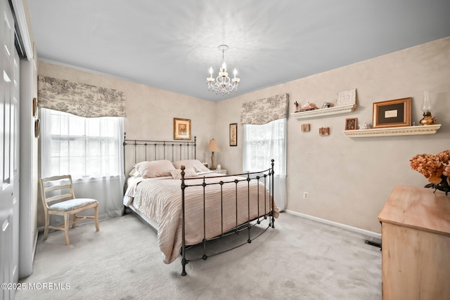2 Independence Dr, Aberdeen, NJ 07747 - bedroom with a chandelier, carpet floors, and a closet