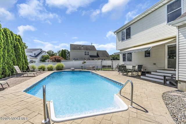 85 Mapletree Rd, Toms River, NJ 08753 - view of pool with a patio area and a fenced backyard