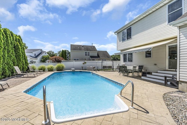 85 Mapletree Rd, Toms River, NJ 08753 - view of swimming pool with a patio and a fenced backyard