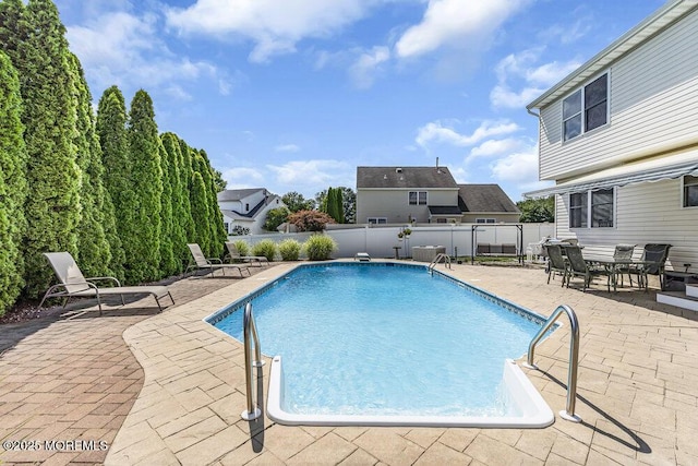 85 Mapletree Rd, Toms River, NJ 08753 - view of pool with a patio area and a fenced backyard