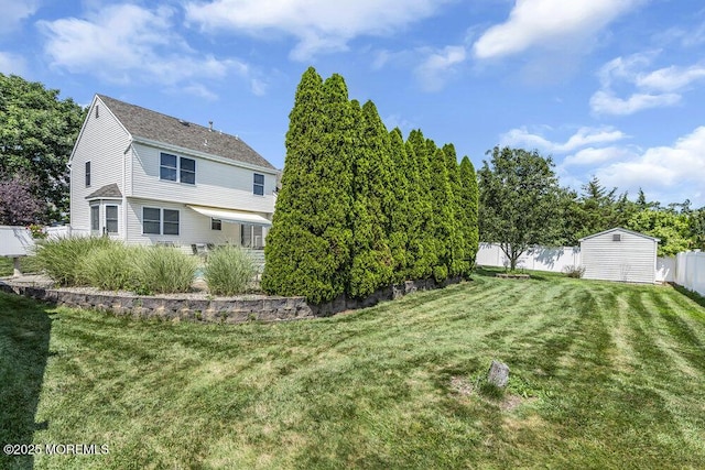 85 Mapletree Rd, Toms River, NJ 08753 - rear view of house featuring a storage shed