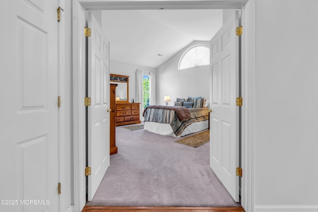 252 Enclave Blvd, Lakewood, NJ 08701 - carpeted bedroom with vaulted ceiling